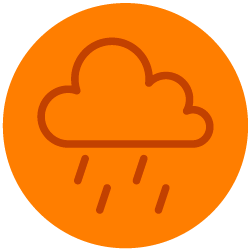 icon that shows a cloud, representing the weather