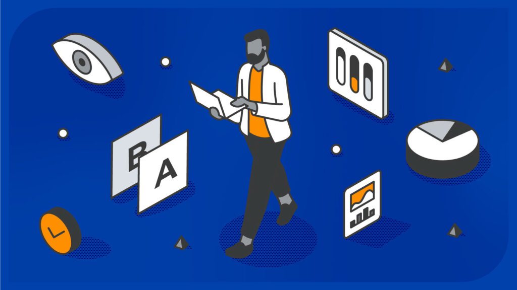 An illustration showing testing affecting variables